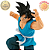 SON GOKU ROUPA AZUL VS UUB DRAGON BALL Z MATCH MAKERS BANPRESTO 100% ORIGINAL LACRADO - Imagem 2