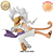 MONKEY D. LUFFY GEAR 5 NIKA BRAÇO ESTICADO ONE PIECE BATTLE RECORD COLLECTION BANPRESTO 100% ORIGINAL LACRADO - Imagem 3