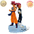 GOKU E VEGETA SSJ GOD DOKKAN BATTLE CONJUNTO  BANPRESTO 100% ORIGINAL LACRADO - Imagem 1