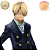 VINSMOKE SANJI METALLIC VER. ONE PIECE DXF VOL. 7 BANPRESTO 100% ORIGINAL LACRADO - Imagem 2