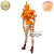 NAMI MACACÃO LARANJA ONE PIECE  STAMPEDE GLITTER AND GLAMOUR BANPRESTO 100% ORIGINAL LACRADO - Imagem 3