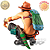 PORTGAS D. ACE AGACHADO ONE PIECE KING OF ARTIST BANPRESTO 100% ORIGINAL COM CAIXA - Imagem 3
