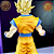 SON GOKU SSJ DRAGON BALL Z KING OF COLORING MASTER STAR PIECE BANPRESO 100% ORIGINAL SEM CAIXA, SEM PEDESTAL - Imagem 5