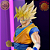 SON GOKU SSJ DRAGON BALL Z KING OF COLORING MASTER STAR PIECE BANPRESO 100% ORIGINAL SEM CAIXA, SEM PEDESTAL - Imagem 2