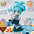 HATSUNE MIKU CINNAMOROLL DE LAÇO AZUL NA CABEÇA LUMINASTA SEGA 100% ORIGINAL  LACRADO - Imagem 2