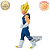 MAJIN VEGETA SSJ DRAGON BALL Z SOLID EDGE WORKS BANPRESTO VOL.10 100% ORIGINAL LACRADO - Imagem 3