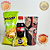 COPO EDWARD ELRIC E PERSONAGENS FULLMETAL ALCHEMIST ICHIBAN ACTION FIGURES + SNACKS PACOTE BLACK - Imagem 5
