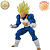 SUPER VEGETA SSJ DRAGON BALL Z MASTERLISE ICHIBAN KUJI LETRA E BANDAI 100% ORIGINAL LACRADO - Imagem 1