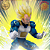SUPER VEGETA SSJ DRAGON BALL Z MASTERLISE ICHIBAN KUJI LETRA E BANDAI 100% ORIGINAL LACRADO - Imagem 2