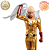 SAITAMA METALIC VER. ONE PUNCH MAN DXF PREMIUM FIGURE BANPRESTO 100% ORIGINAL LACRADO - Imagem 2