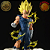 MAJIN VEGETA SSJ MÃO PRA CIMA BASE DIORAMA DRAGON BALL Z HISTORY BOX BANPRESTO VOL.12 100% ORIGINAL LACRADO - Imagem 1