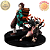 TANJIRO E NEZUKO DEMON SLAYER GEM SERIES MEGAHOUSE 100% ORIGINAL LACRADO - Imagem 1