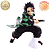 KAMADO TANJIRO DEMON SLAYER MAXIMATIC VOL.1 BANPRESTO 100% ORIGINAL COM CAIXA - Imagem 1