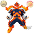 ENDEAVOR MY HERO ACADEMIA THE AMAZING HEROES PLUS BANPRESTO 100% ORIGINAL LACRADO - Imagem 1