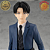 LEVI ACKERMAN DE TERNO ATTACK ON TITAN POP UP PARADE GOODSMILE COMPANY 100% ORIGINAL LACRADO - Imagem 2