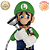 LUIGI SUPER MARIO BROS NINTENDO STANDARD FIGURE FIRST4FIGURES 100% ORIGINAL LACRADO - Imagem 2