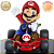 MARIO KART SUPER MARIO BROS NINTENDO FIRST4FIGURE REGULAR ED. 100% ORIGINAL LACRADO - Imagem 2