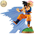 SON GOKU FAZENDO GENKIDAMA DRAGON BALL Z HISTORY BOX VOL.1 BANPRESTO 100% ORIGINAL LACRADO - Imagem 1