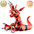 VEEMON E GUILMON DIGIMON ICHIBAN KUJI LETRA C BANDAI 100% ORIGINAL LACRADO - Imagem 4