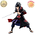 UCHIHA SASUKE MANTO AKATSUKI NARUTO SHIPPUDEN VIBRATION STARS BANPRESTO 100% ORIGINAL LACRADO - Imagem 1