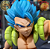 GOGETA SSJ BLUE DRAGON BALL SUPER ULTIMATE VARIATION MASTERLISE ICHIBAN LETRA D BANDAI 100% ORIGINAL LACRADO - Imagem 2