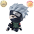 HATAKE KAKASHI NARUTO SHIPPUDEN LOOK UP MEGAHOUSE 100% ORIGINAL LACRADO - Imagem 1