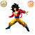 SON GOKU SSJ4 DRAGON BALL GT BANDAI 100% ORIGINAL SEM CAIXA - Imagem 2