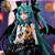 HATSUNE MIKU GÓTICA RASCA TRIO TRY IT FIGURE FURYU 100% ORIGINAL NOVA NA BAG, SEM CAIXA - Imagem 2