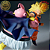 CONJUNTO GOKU SSJ3 VS MAJIN BOO DRAGON BALL Z MATCH MAKERS BANPRESTO 100% ORIGINAL LACRADO - Imagem 1