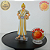 VINSMOKE SANJI KIMONO AMARELO LISTRADO WANO ONE PIECE DXF VOL.5 BANPRESTO 100% ORIGINAL SEM CAIXA - Imagem 1