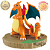 [RESERVA] CHARMANDER COM CHARIZARD POKÉMON BANPRESTO 100% ORIGINAL LACRADO - Imagem 1