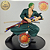 RORONOA ZORO ONE PIECE GRANDISTA 2.0 BANPRESTO 100% ORIGINAL SEM CAIXA - Imagem 3