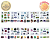 PACK MINI ADESIVOS SORTIDOS HUNTER X HUNTER LETRA I ICHIBAN KUJI 100% ORIGINAL LACRADO - Imagem 2