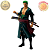 RORONOA ZORO TIMESKIP ONE PIECE MASTERLISE ICHIBAN KUJI LETRA B BANDAI 100% ORIGINAL LACRADO - Imagem 1
