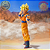 SON GOKU SSJ TELEPORT DRAGON BALL Z MASTERLISE ICHIBAN KUJI LETRA C BANDAI 100% ORIGINAL LACRADO - Imagem 1