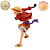 MONKEY D. LUFFY DE CHAPÉU ONE PIECE MAXIMATIC BANPRESTO 100% LACRADO - Imagem 3