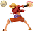MONKEY D. LUFFY DE CHAPÉU ONE PIECE MAXIMATIC BANPRESTO 100% LACRADO - Imagem 4