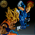 CONJUNTO MAJIN VEGETA VS GOKU SSJ2 MATCH MAKERS DRAGON BALL Z BANPRESTO 100% ORIGINAL LACRADO - Imagem 2