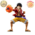 MONKEY D. LUFFY SOCO COM PODER ONE PIECE GRANDISTA SPECIAL ED. BANPRESTO 100% ORIGINAL LACRADO - Imagem 2