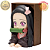APARADOR DE LIVROS KAMADO NEZUKO ESCONDIDA DEMON SLAYER HYOKOFIG BANPRESTO 100% ORIGINAL LACRADO - Imagem 3