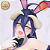 ALBEDO AJOELHADA BUNNY VER. MAIÔ VERDE OVERLORD ONE-SEVENTH CARAT SYSTEM SERVICE 1/7 100% ORIGINAL LACRADO - Imagem 2