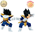 [PRÉ-VENDA JUNHO/2026 - 50%] CONJUNTO GOKU VS VEGETA MATCH MAKERS DRAGON BALL Z BANPRESTO 100% ORIGINAL LACRADO - Imagem 6