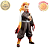 KYOJURO RENGOKU DEMON SLAYER GRANDISTA BANPRESTO 100% ORIGINAL LACRADO - Imagem 2
