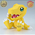 AGUMON DIGIMON SOFIVIMATES BANPRESTO 100% ORIGINAL LACRADO - Imagem 2