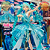 HATSUNE MIKU VESTIDO TRANSPARENTE EMERALDGEM EVOLVE CLEARLUXE BANPRESTO 100% ORIGINAL LACRADO - Imagem 1