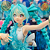 HATSUNE MIKU VESTIDO TRANSPARENTE EMERALDGEM EVOLVE CLEARLUXE BANPRESTO 100% ORIGINAL LACRADO - Imagem 2