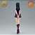 [PRÉ-VENDA NOVEMBRO/26 - 50%] NICO ROBIN ONE PIECE GLITTER & GLAMOURS ELBAPH STYLE PURPLE DRESS 100% ORIGINAL LACRADO - Imagem 3