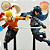 CONJUNTO SASUKE VS ITACHI NARUTO SHIPPUDEN CHIDORI VS AMATERASU BAN 100% ORIGINAL SEM CAIXA - Imagem 3