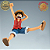 MONKEY D. LUFFY DE REGATA ONE PIECE ROMANCE DOWN VOL.1 BANDAI 100% ORIGINAL LACRADO - Imagem 5
