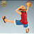 MONKEY D. LUFFY DE REGATA ONE PIECE ROMANCE DOWN VOL.1 BANDAI 100% ORIGINAL LACRADO - Imagem 3